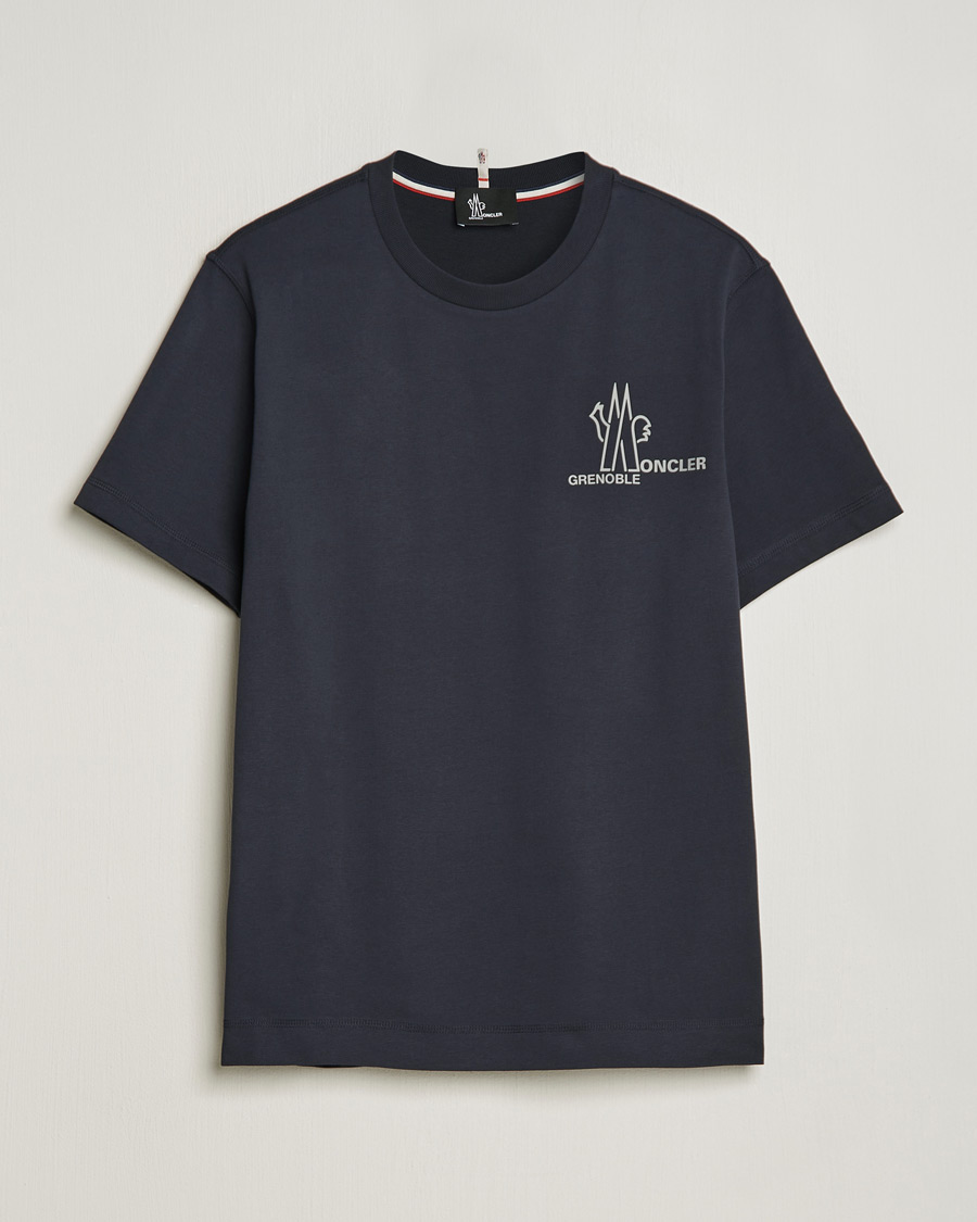 Moncler Grenoble Short Sleeve T-Shirt Navy at CareOfCarl.com