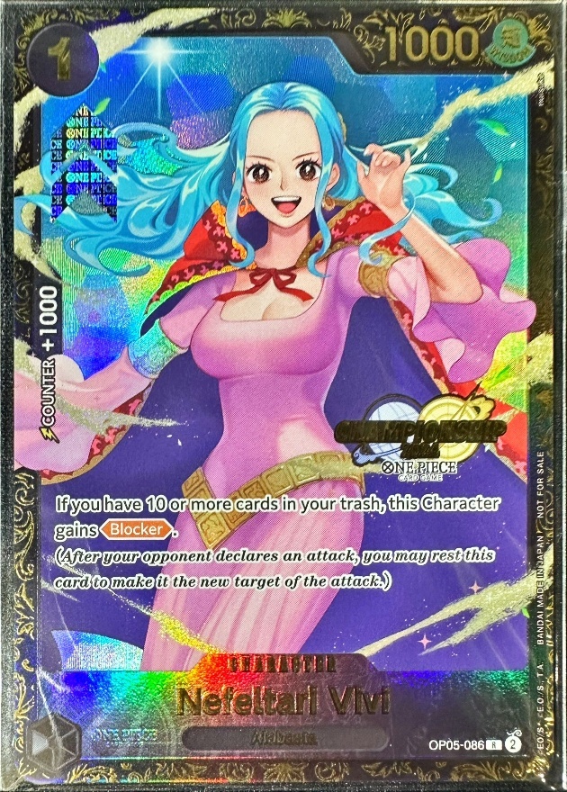 ネフェルタリ・ビビ(未開封/英語版/CS2024/illust:nuisuke)【R】{OP05-086}