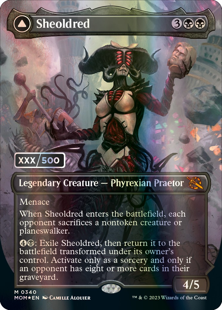 ダブルレインボウFOIL)シェオルドレッド/Sheoldred《英語》【MOM】