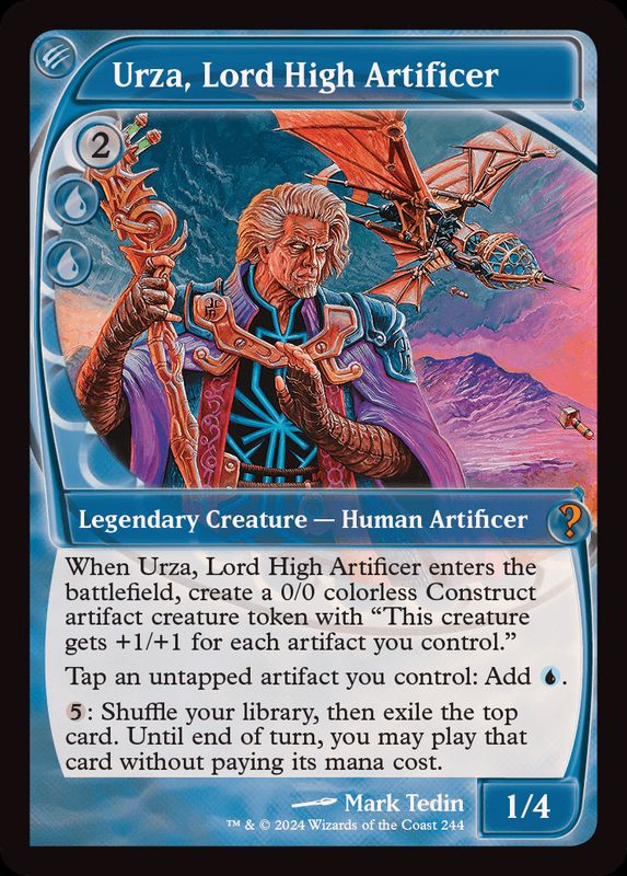 EX+](FOIL)最高工匠卿、ウルザ/Urza, Lord High Artificer《英語