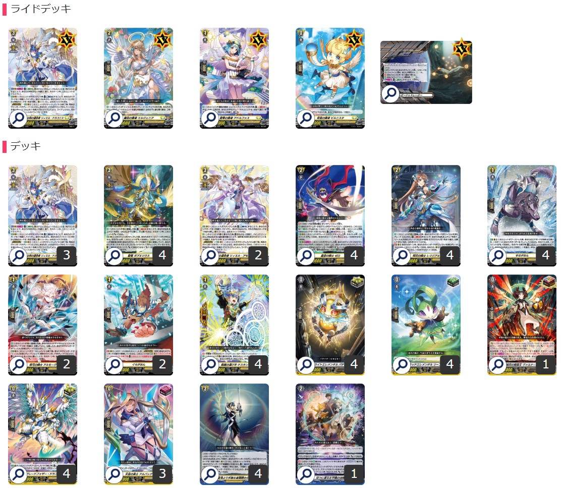 リィエル＝ドラコニスデッキ 調整パーツ付き リィエル＝ドラコニス