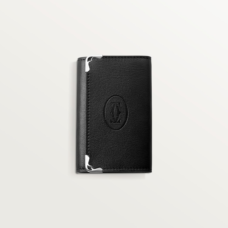 CRL3001359 - 6-Key Key Ring, Must de Cartier - Black calfskin