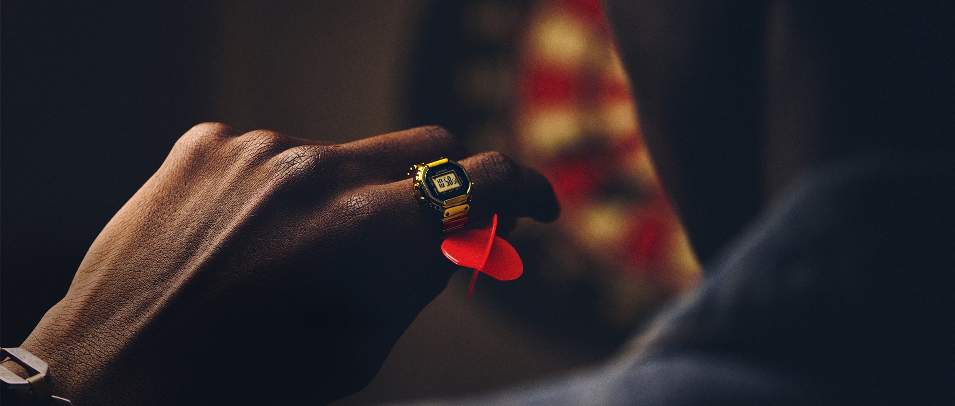 CRW001G | Gold Ring Watch: Casio Watch Ring | CASIO