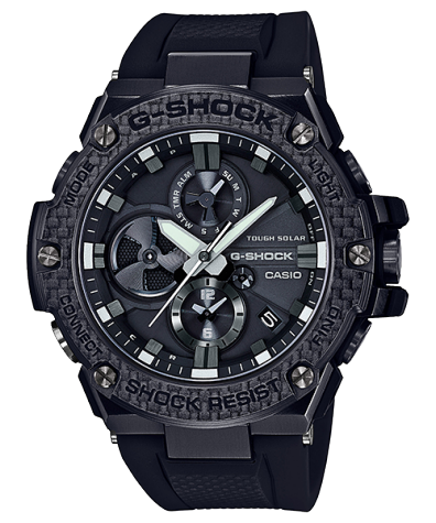 GSTB100XB-2A | Black and Blue G-STEEL Men's Watch G-SHOCK | CASIO