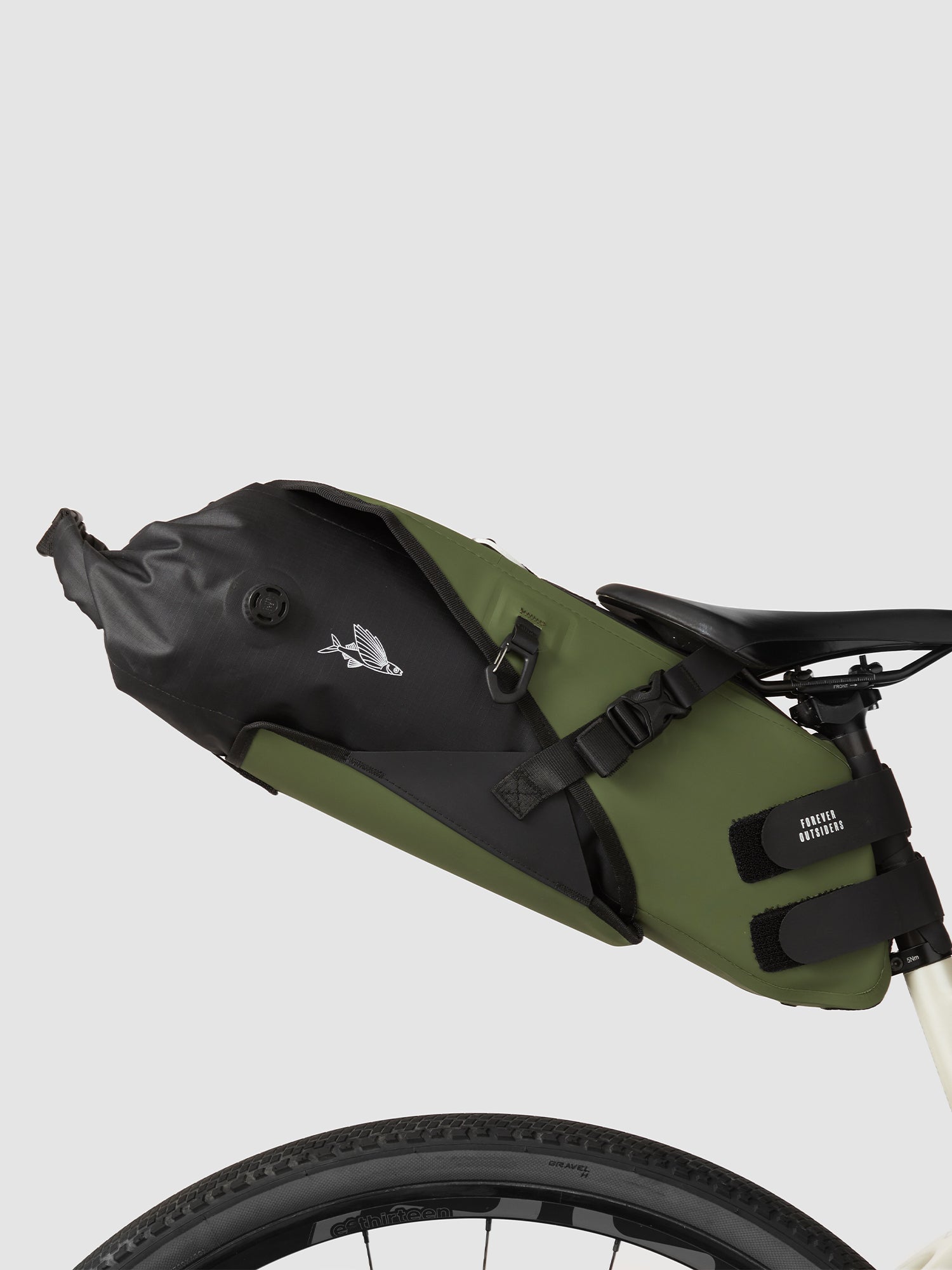 Waterproof Bike Packing Saddle Bag Khaki – Café du Cycliste | AT