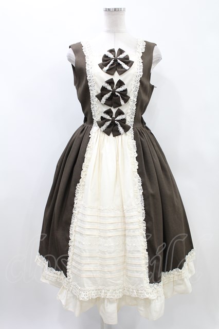 Innocent World / リバイバルクラシカルリボンジャンパースカート H-24