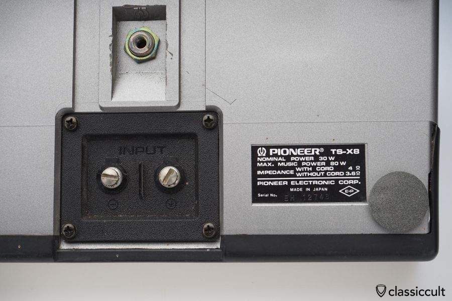 Pioneer TS-X8 3-Way Surface Deck Speakers