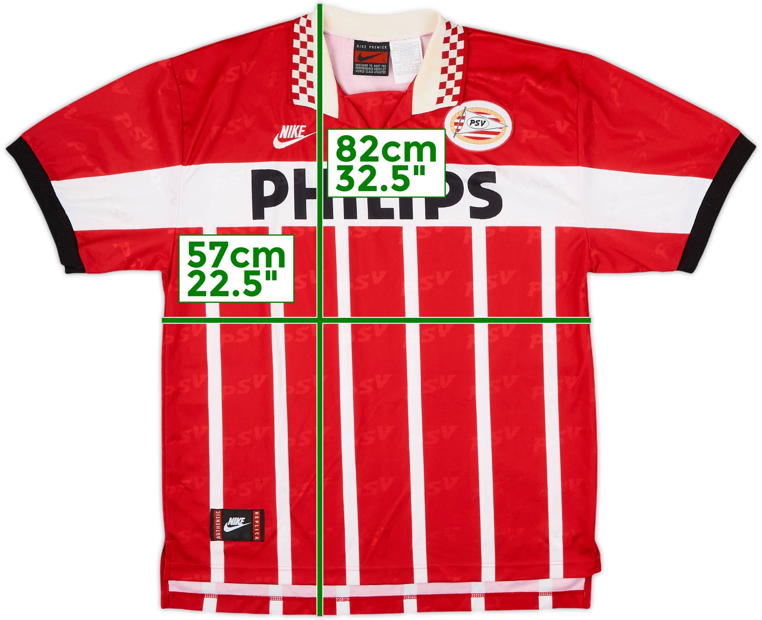 ビンテージ psv 95-96 ユニフォーム Vintage Nike PSV 95-96 Home Kit