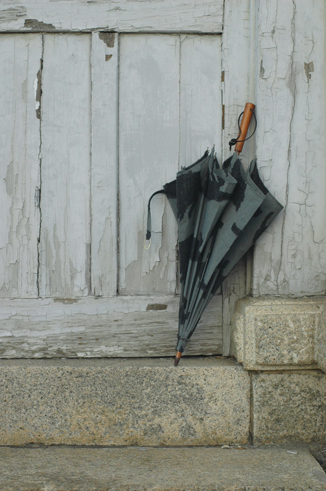 倉敷意匠 イイダ傘店×倉敷意匠オリジナル 猫日傘 (黒)