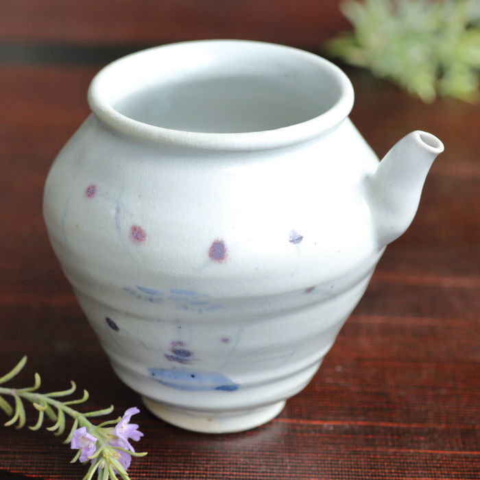 豊増一雄 泰画辰砂茶海 満容量310ml 登り窯焼成 作家もの有田焼磁器