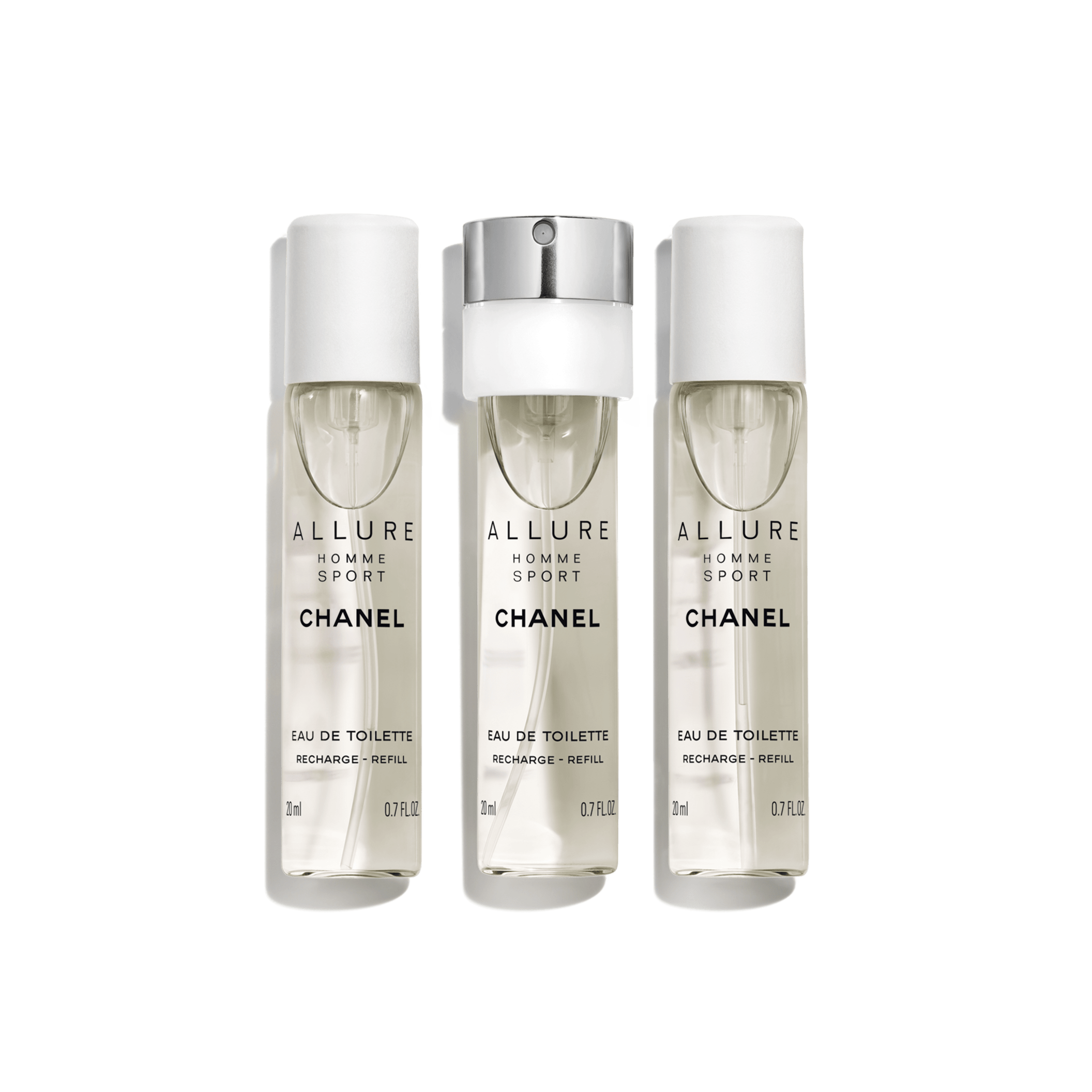 ALLURE HOMME SPORT Eau de Toilette Twist and Spray (EDT) - 3x0.7