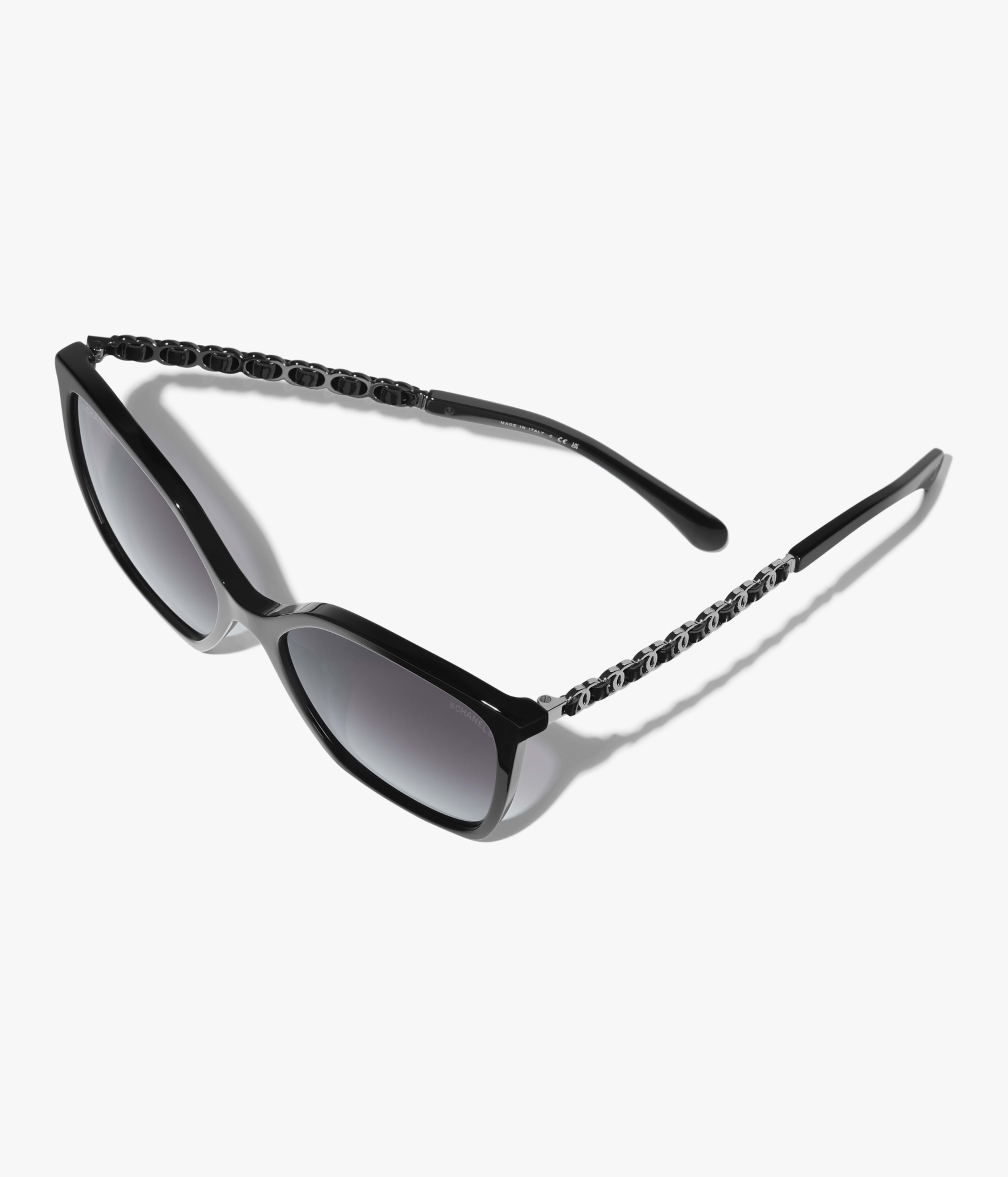 CHANEL サングラス: スクエア シェイプ サングラス, アセテート