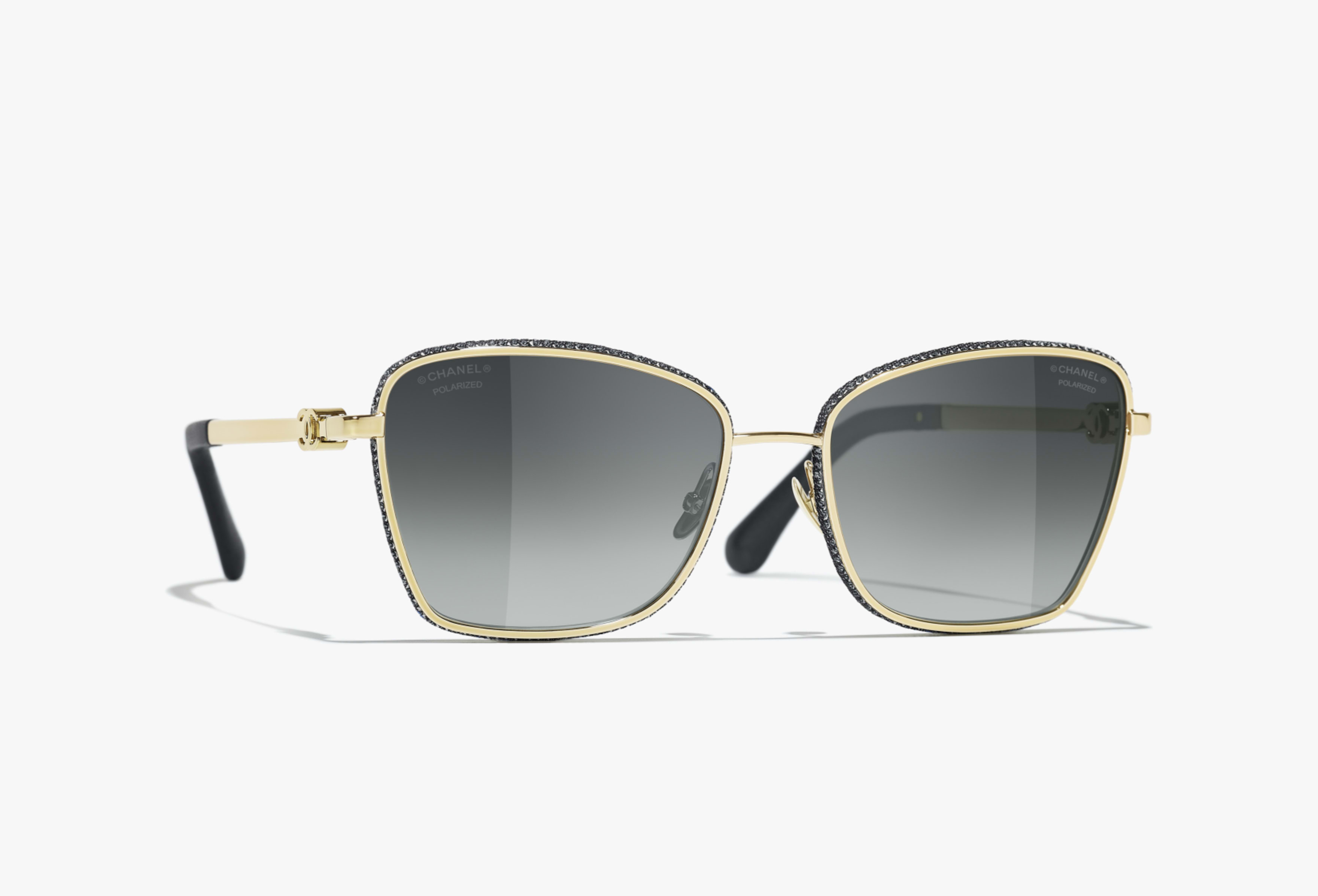 CHANEL サングラス: キャッツアイ シェイプ サングラス, メタル