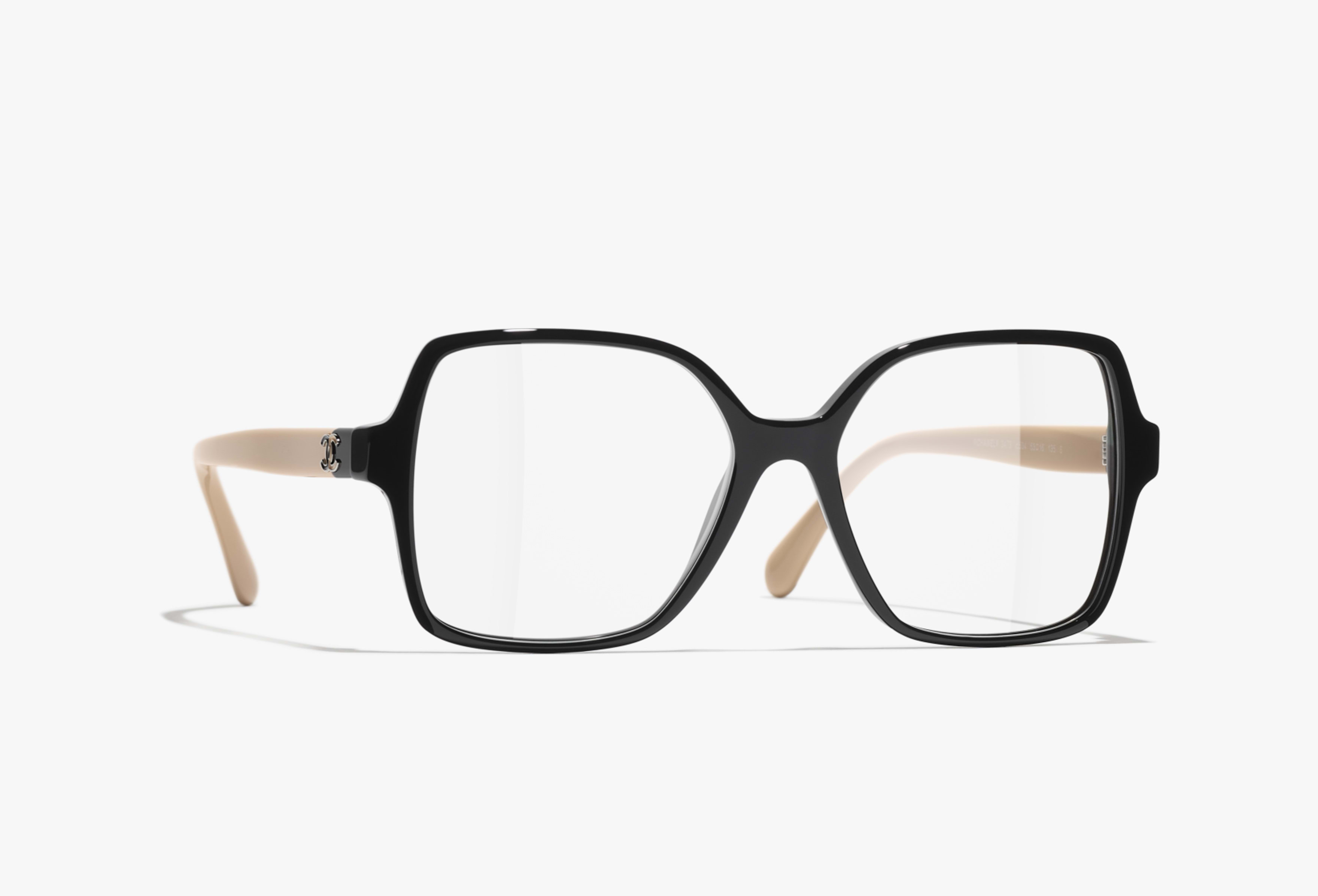 CHANEL オプティカル: スクエア シェイプ オプティカル, アセテート