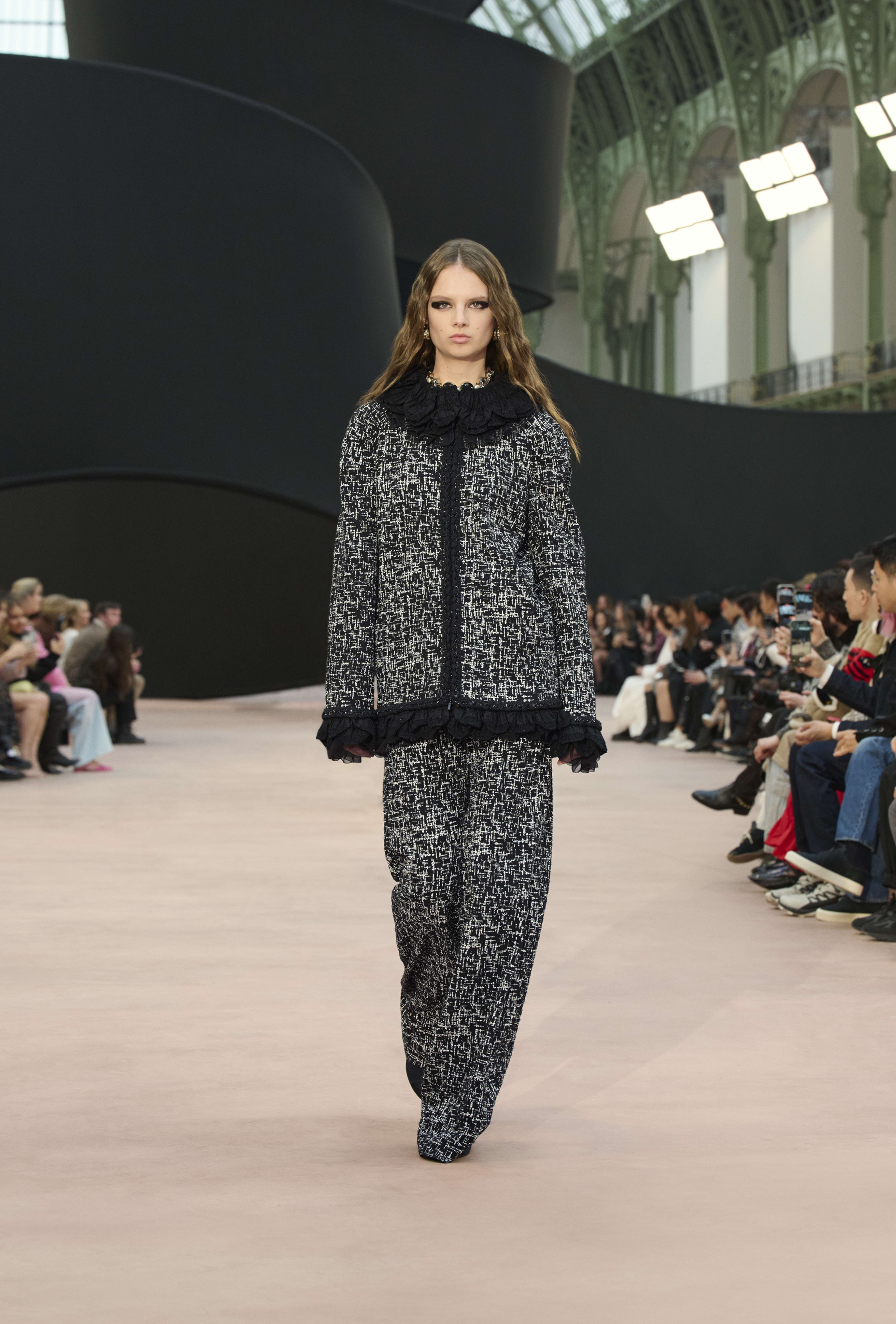 ショート ブーツ - シルク サテン & グログラン、ブラック