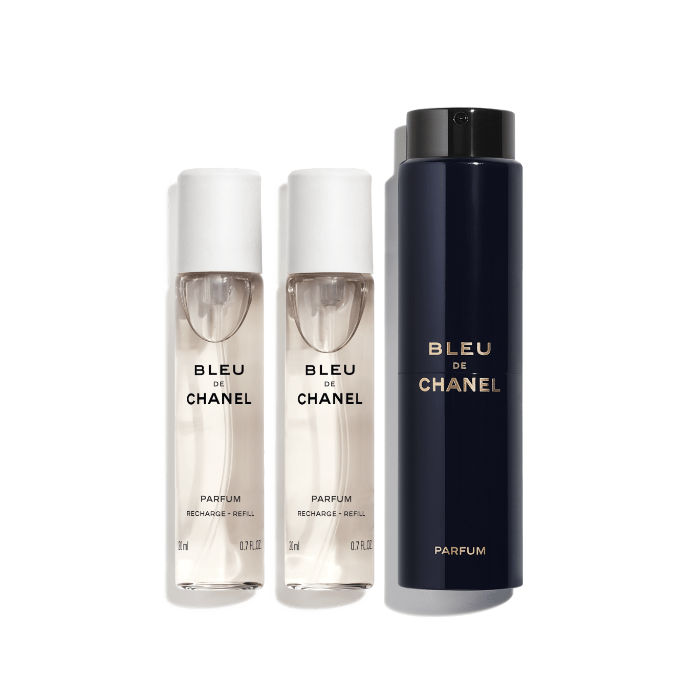 ブルー ドゥ シャネル トラベル スプレイ（パルファム） - 3x20 ml