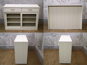 unico】ウニコ U-CUBE ユーキューブ キッチンカウンター 食器棚