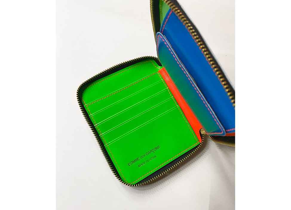 COMME des GARCONS / コムデギャルソン】SUPER FLUO Wallet Orange