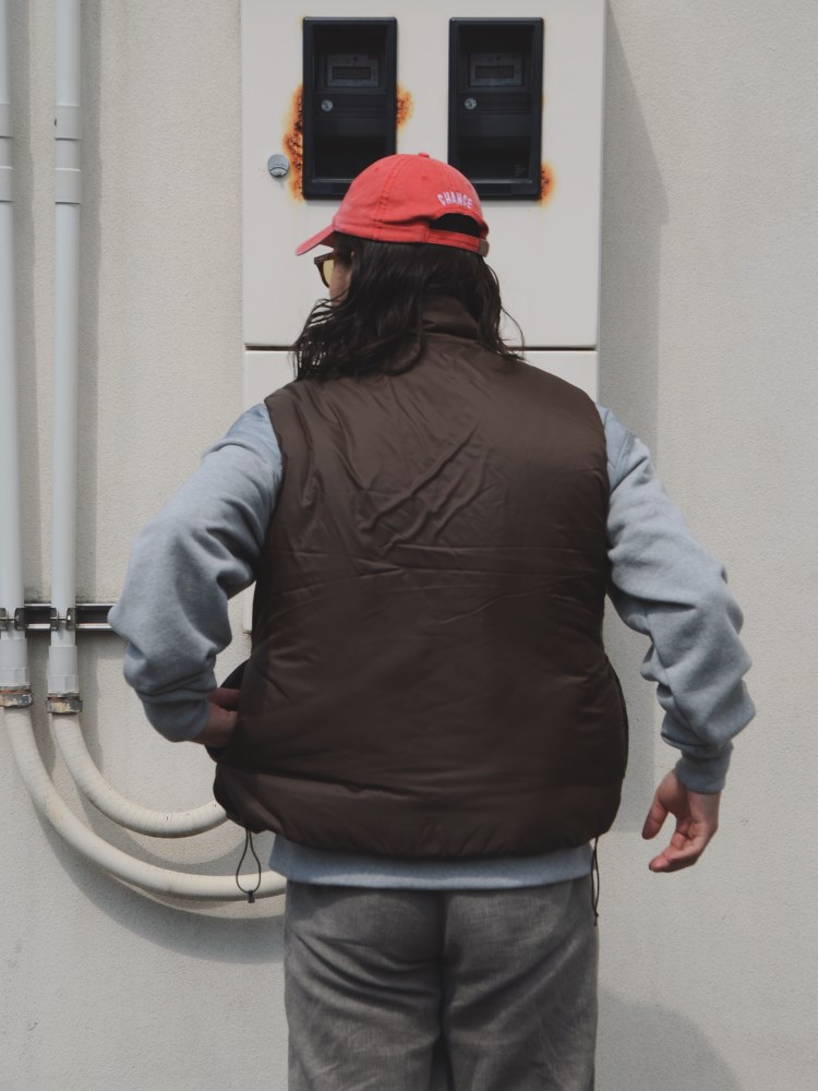 nonnative】ダブル仕様のダウンベスト “HIKER PUFF VEST POLY TAFFETA