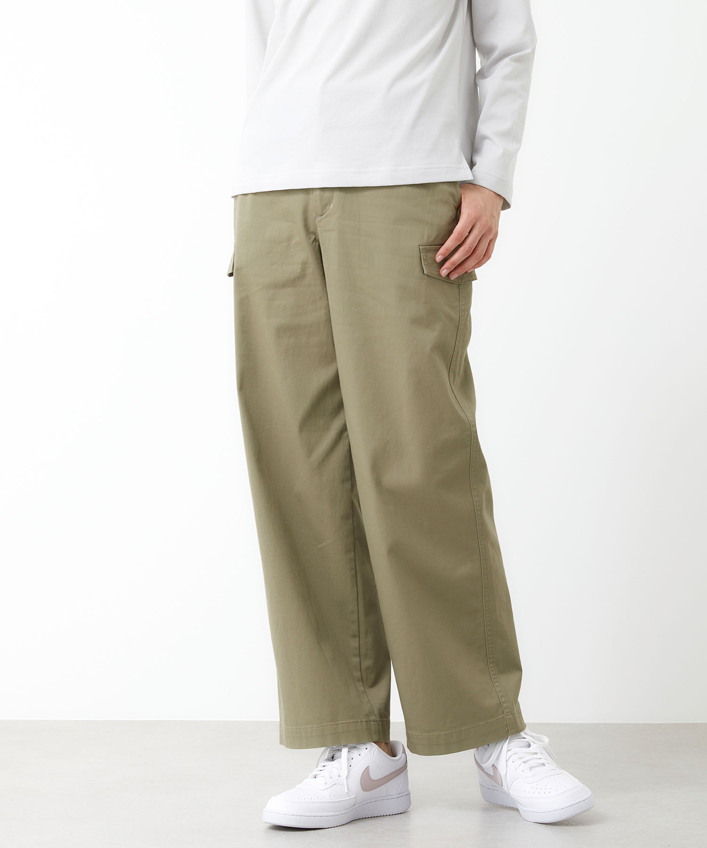 レディース サイドポケット カーゴ パンツ通販 [2005-51502