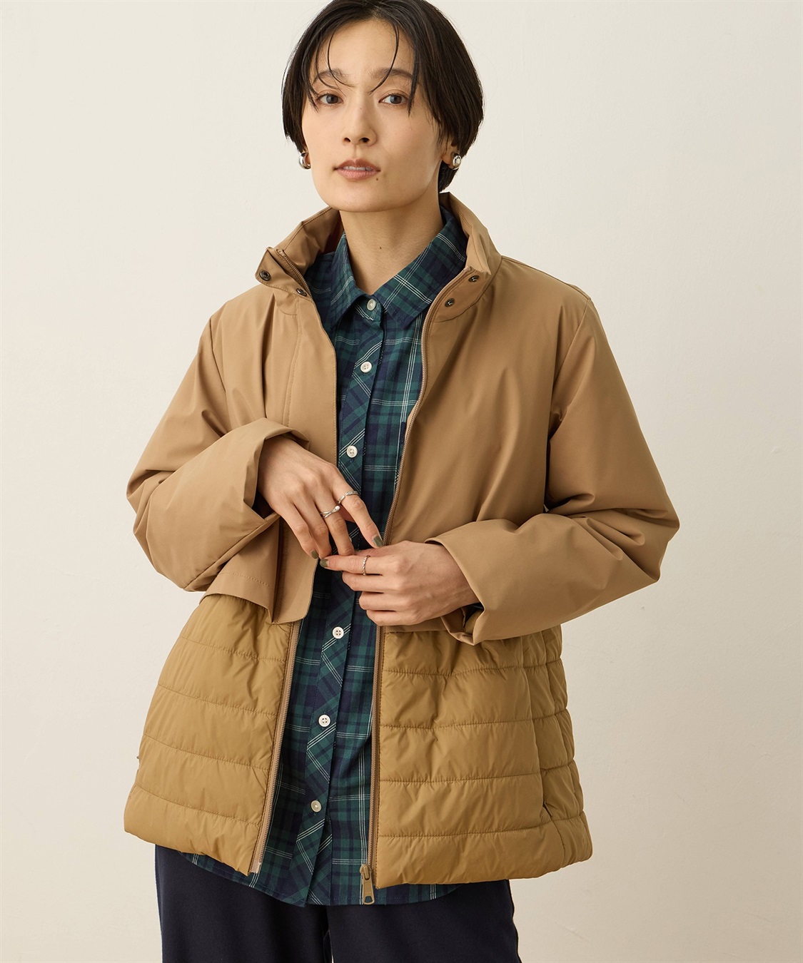 中綿ジャケット【はっ水】【ウォッシャブル】 DECOY｜クロスプラス公式