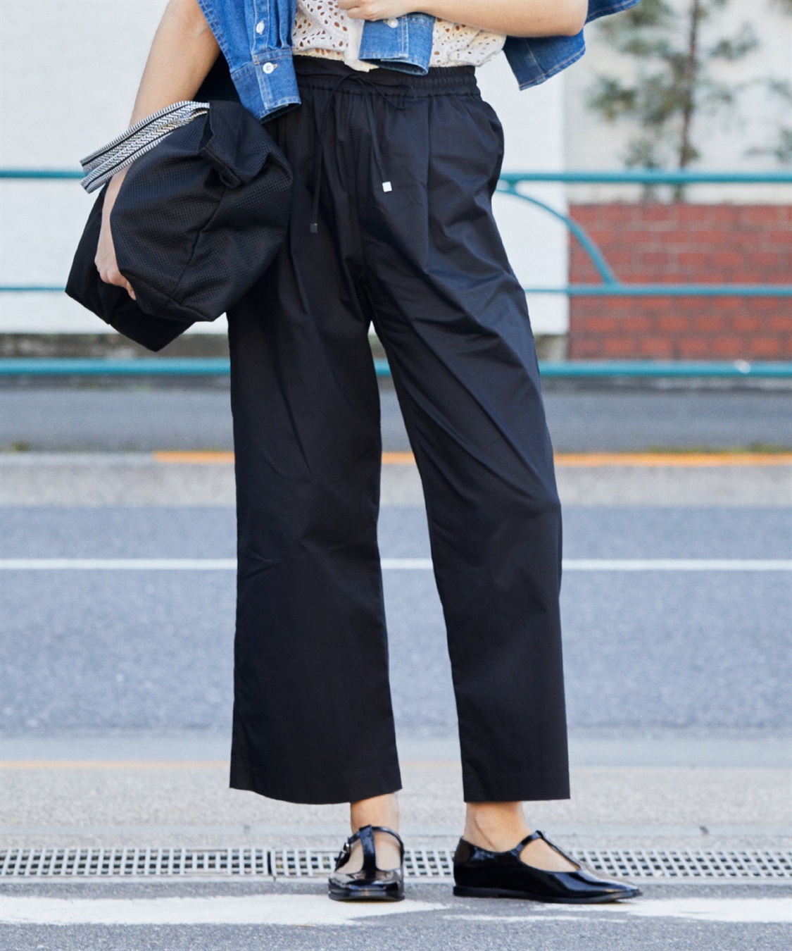 タックワイドパンツ LE SOUK HOLIDAY｜クロスプラス公式通販サイト