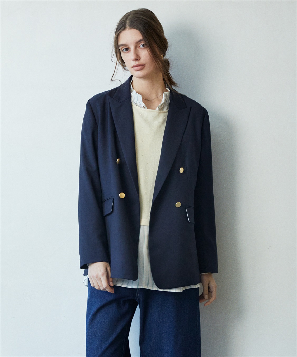 Wブレスト テーラードジャケット LE SOUK HOLIDAY｜クロスプラス公式
