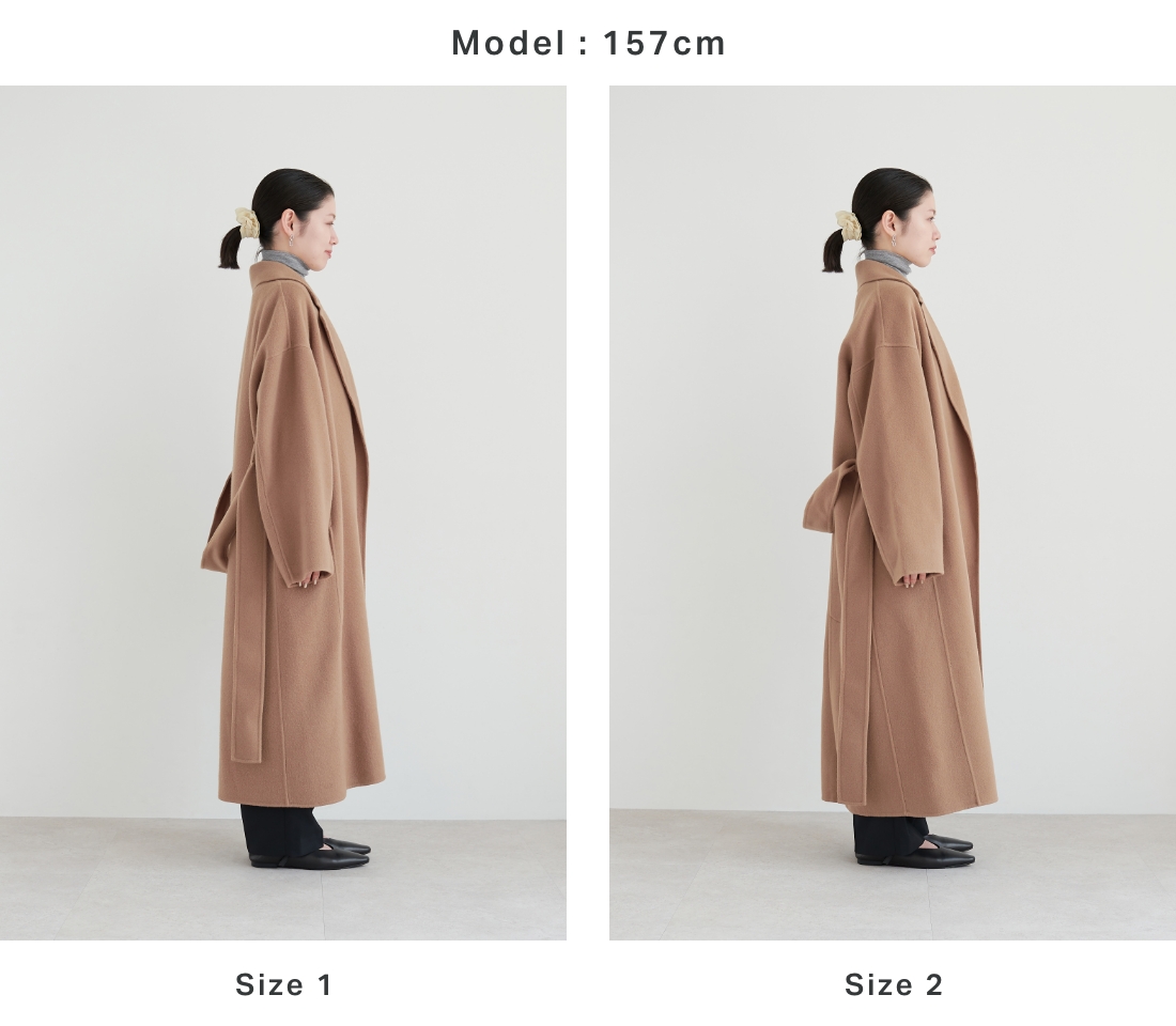 N.O.R.C FIT GUIDE 羽織るたび好きになる、ウールリバーコート