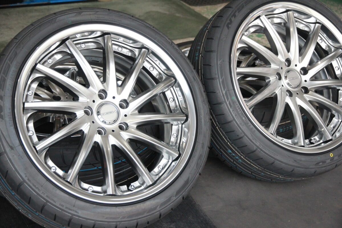 90ノア×MAVERICK1212F】90ノアTi2000ダウンに合わせて19インチ