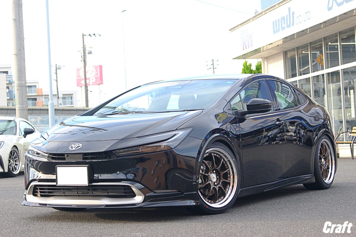 60プリウス 」 19インチでツライチ仕様を目指す！！ 9.0Jはキレイに