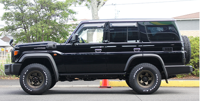 トヨタ・ランドクルーザー70（GDJ76）足まわりカスタム（ホイール