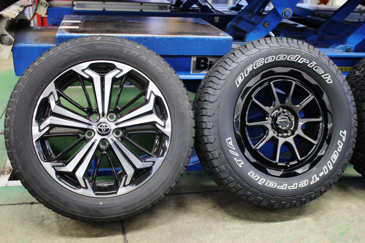 RAV4 PHVにBFトレイルテレーン×マッドヴァンス06を17インチで装着です