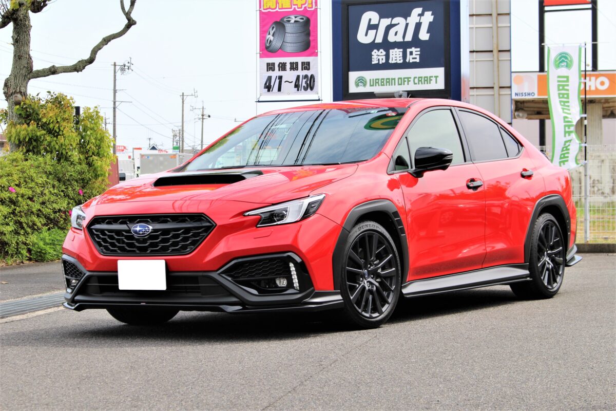 VBH WRX S4 をPROVA-プローバ-スポーツスプリングでローダウン