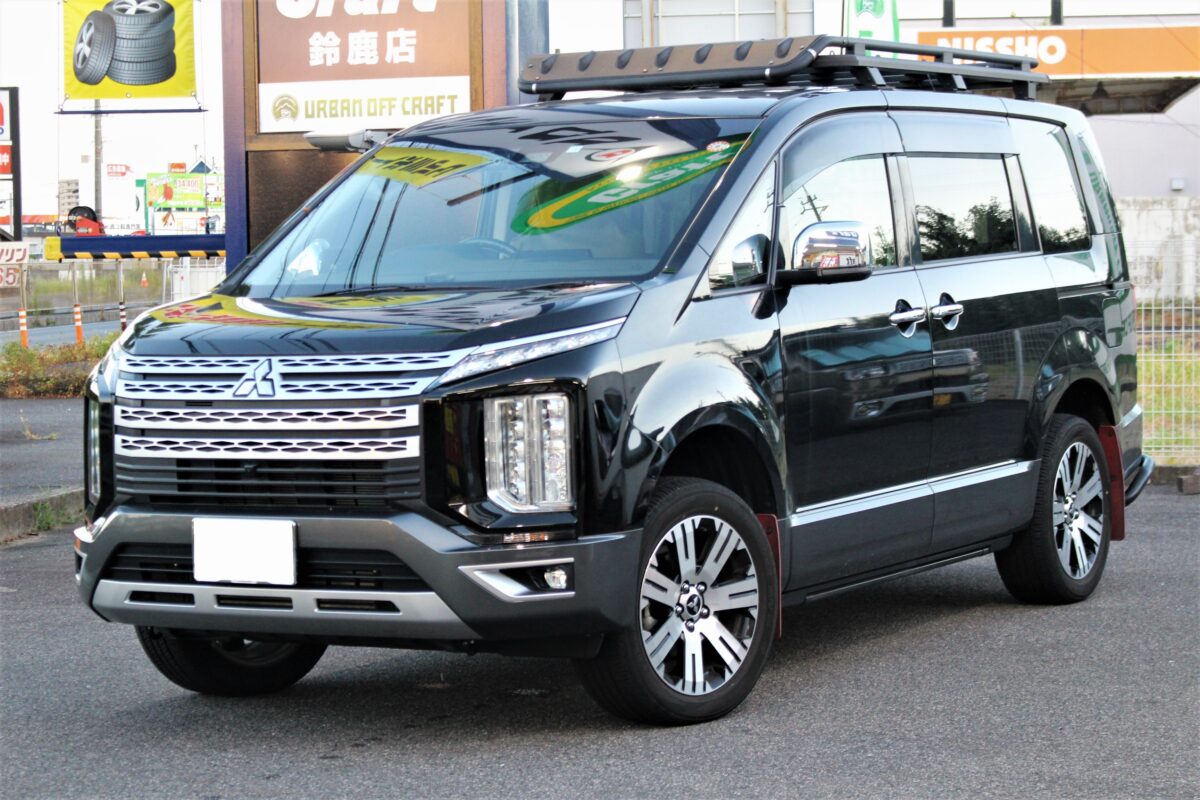 デリカD:5 のリフトアップ！4x4ES カントリーサスペンションキット