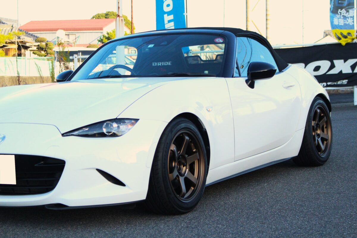 NDロードスターにFACE4 のTE37sonicを履く！8J ツライチのスタイリング