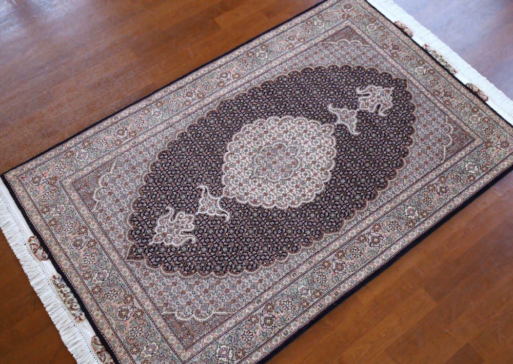 イラン 手織り 高級ペルシャ絨毯 大判300×200cm ウール100% ラグ