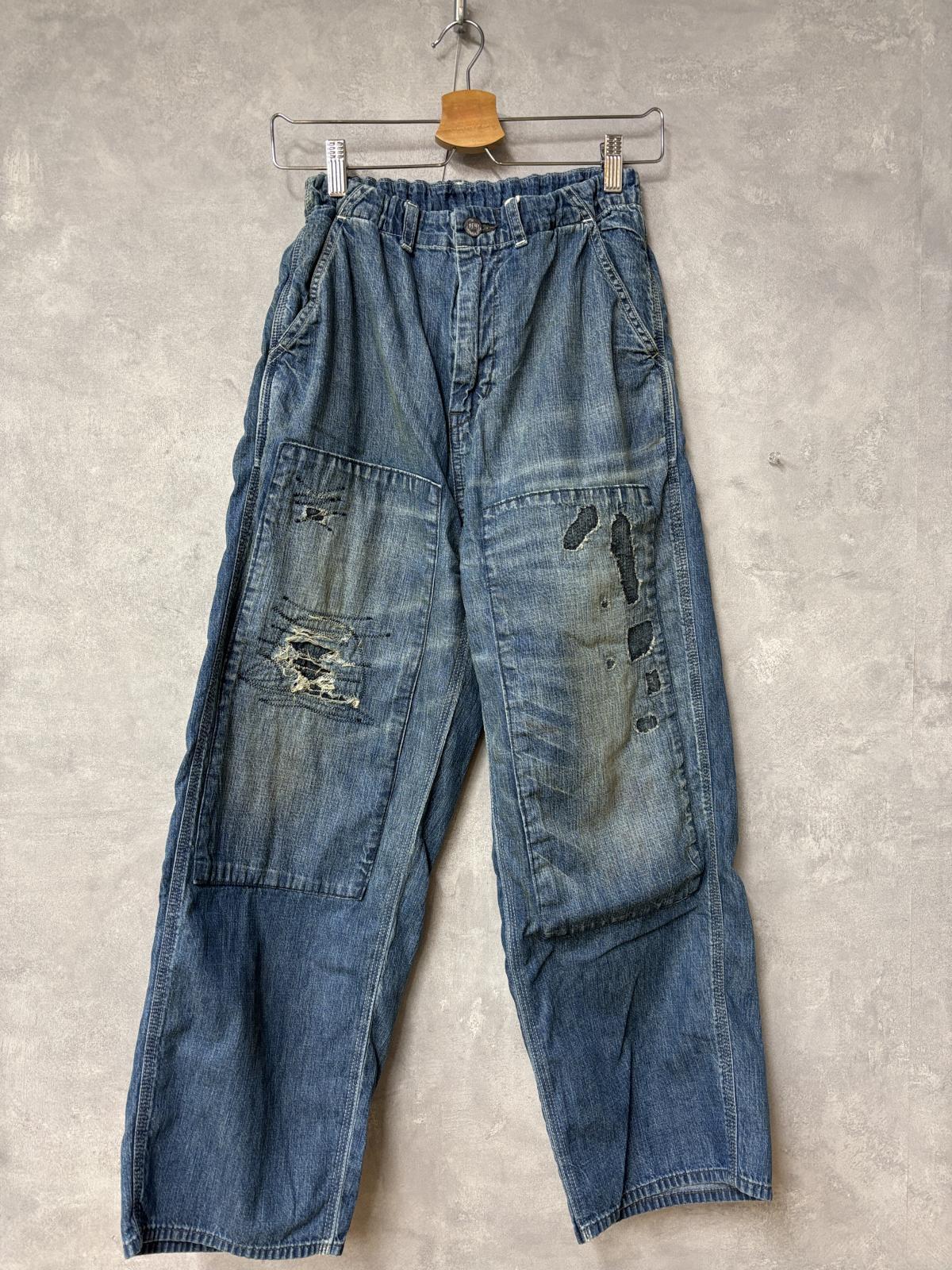 2026春夏 DENIMDUNGAREE 8OZデニム リメイクPN 14；ブルー 22620622