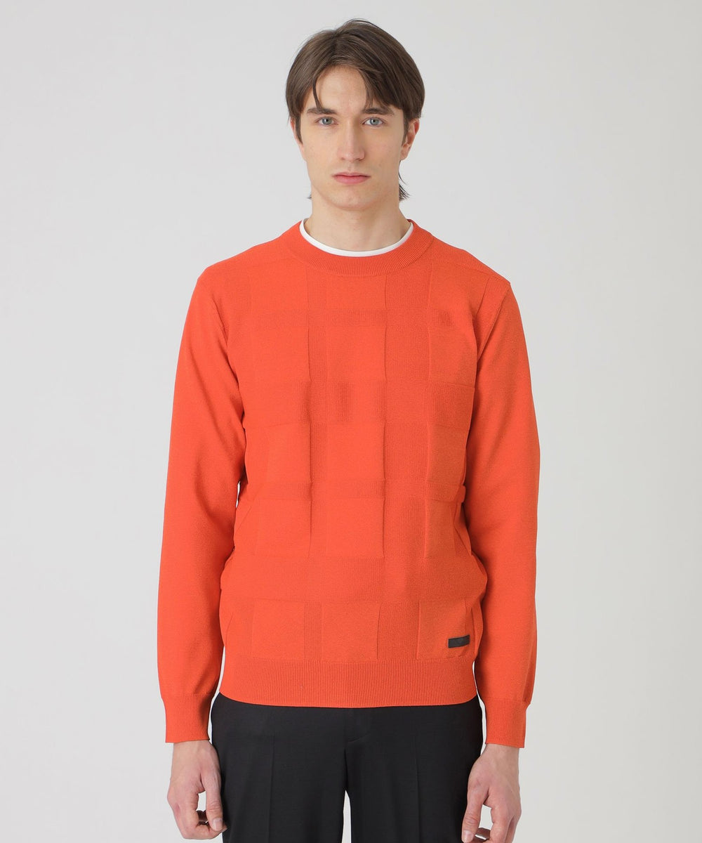 コンフィーシャドーチェックニット（ニットウェア）｜BLACK LABEL