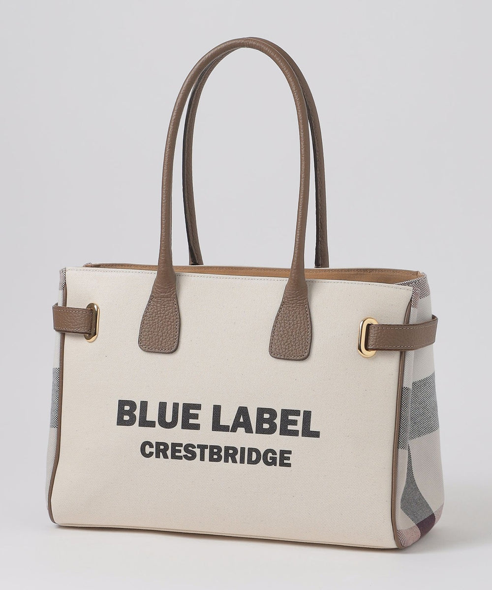 ロゴプリントハトメトート（バッグ）｜BLUE LABEL CRESTBRIDGE(ブルー