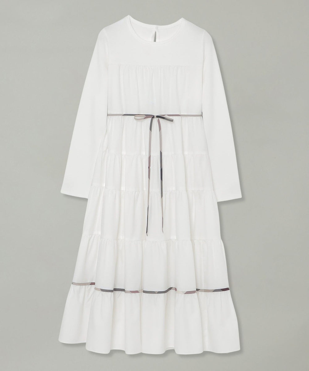 ニットドッキングティアードドレス（ドレス）｜BLUE LABEL CRESTBRIDGE