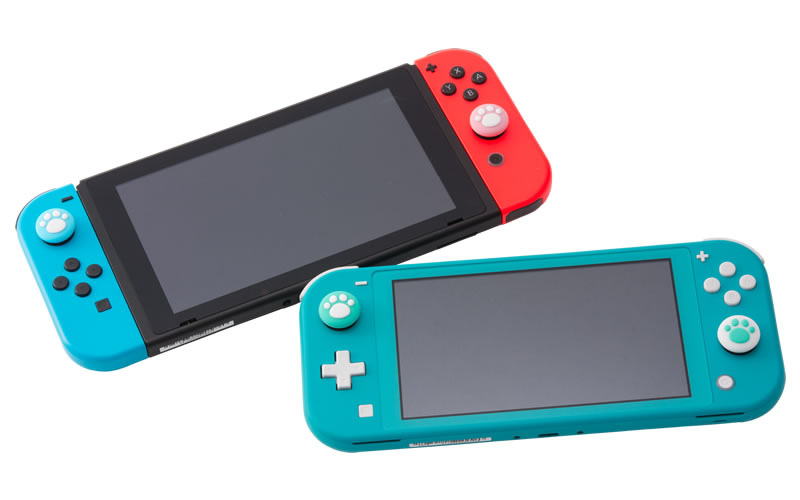 CYBER・アナログスティックカバー ねこにゃん プラス（SWITCH Joy-Con