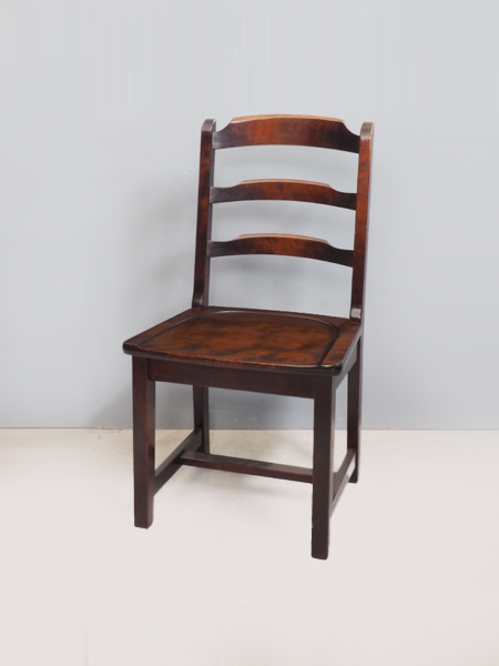 希少　民芸品家具　北海道　富良野 北海道民芸家具<br>桜材角椅子 | アンティーク山本商店