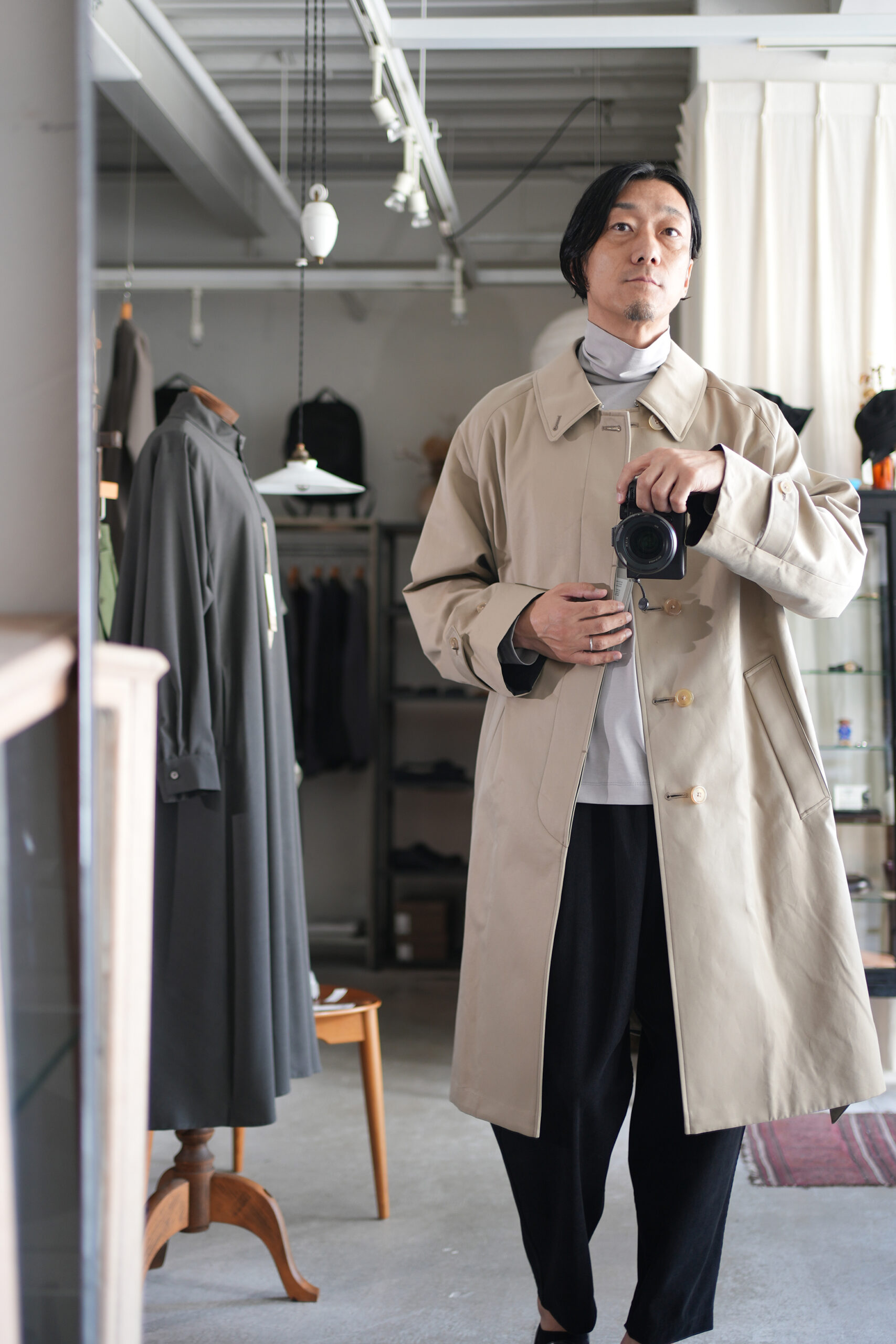 MARKAWARE」REVERSIBLE SINGLE TRENCH COAT | ANOTHER LOUNGE