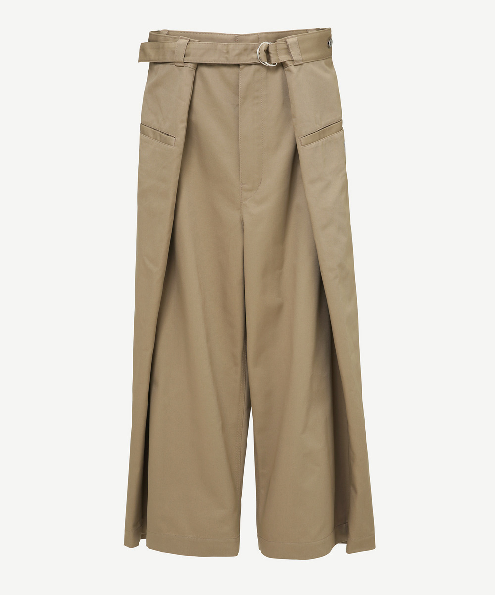 ANREALARGE WRAP CHINO PANTS ネイビー WRAP CHINO PANTS｜ANREALAGE