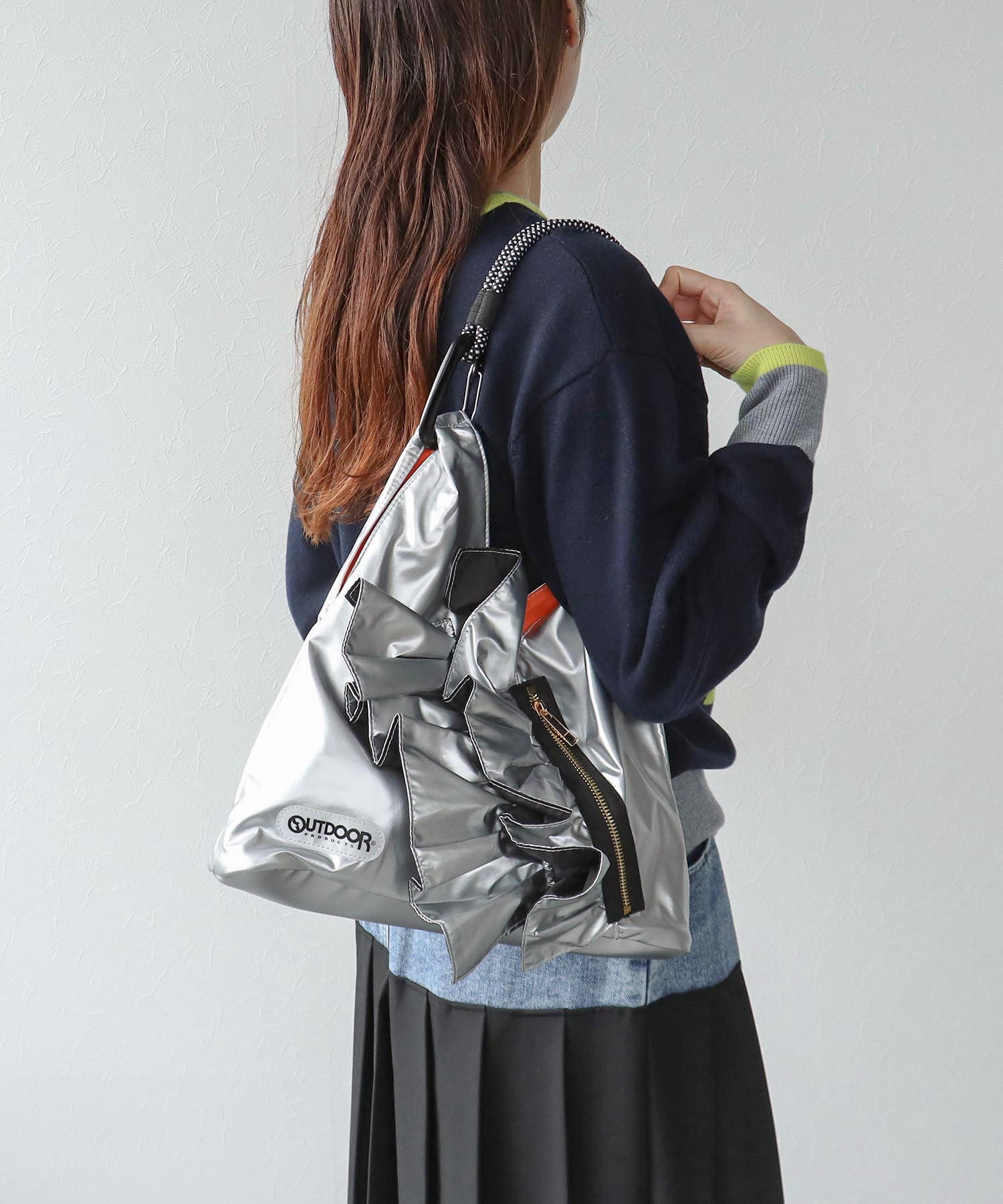 RISLEY×OUTDOOR PRODUCTS】miniトライアングルフリルバッグ | AND ON