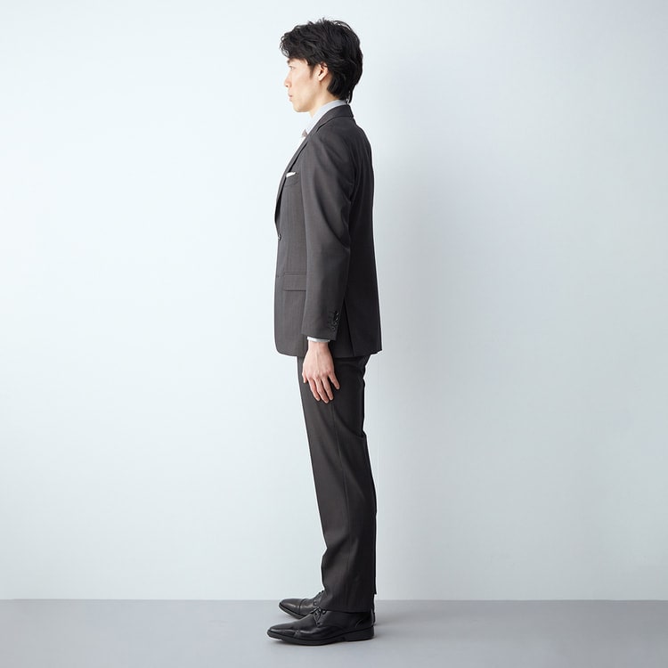 金のスーツ ブラウン スリム JUNKO SHIMADA JS homme ブル【AOKI