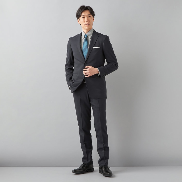 アウトレット】リサイクル素材使用 洗える ストレッチ 2パンツスーツ