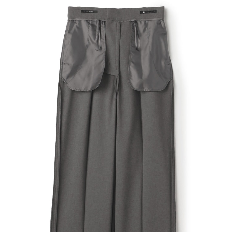 特価】【WEB限定価格】Oggiコラボ 2Wayストレッチツイル ワイドパンツ
