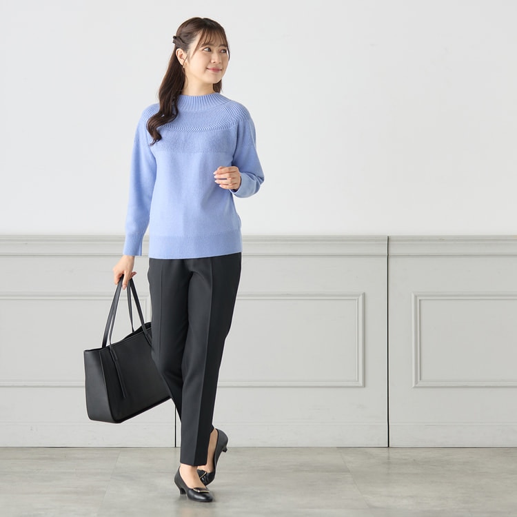 2wayストレッチ クロップドパンツ 紺 セットアップ着用可【AOKI公式通販】