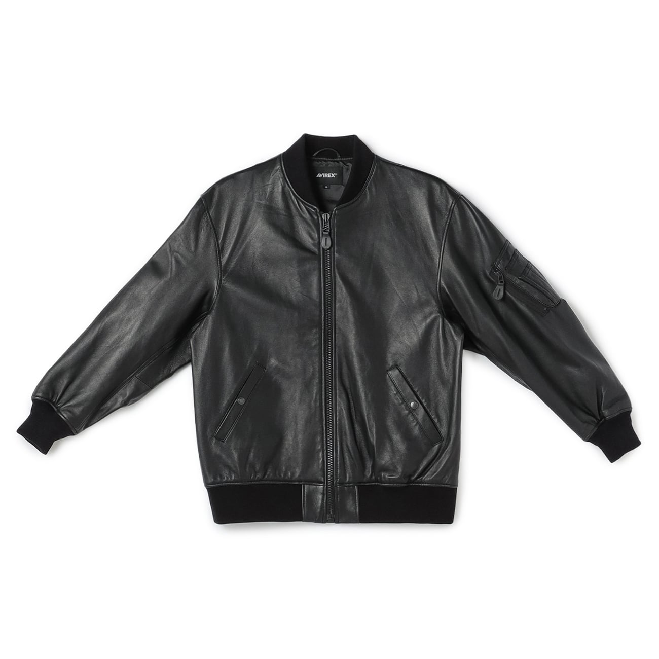SizeMAX】AVIREX 羊革 レザータイプ MA-1ジャケット【AOKI公式通販】